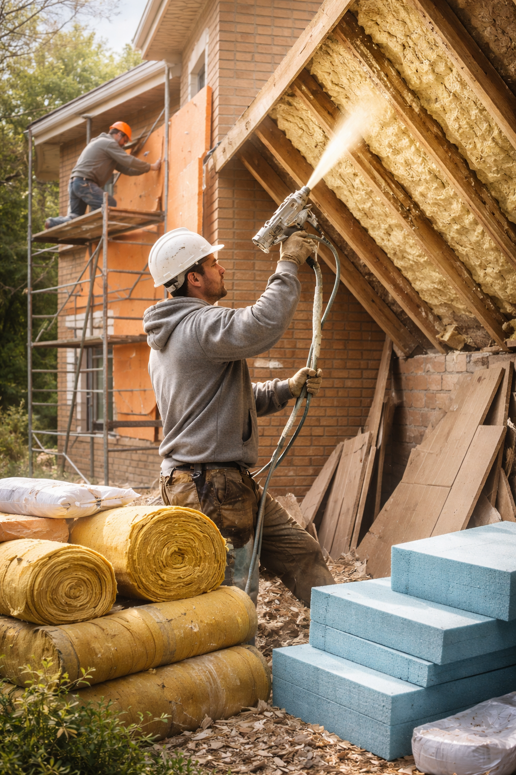 Утепление домов в Стерлитамаке под ключ от 4326 руб/м2 | Профессионально — ТепломастерСтм