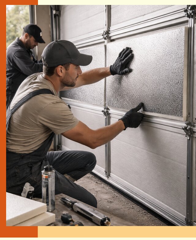 Утепление гаражных ворот в Стерлитамаке качественно и надежно