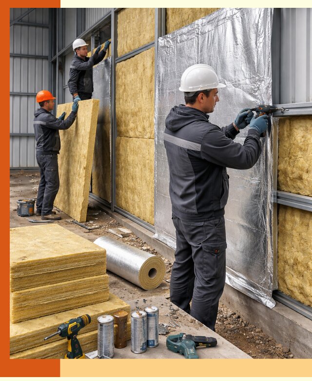 Утепление металлического ангара профессионально в Стерлитамаке