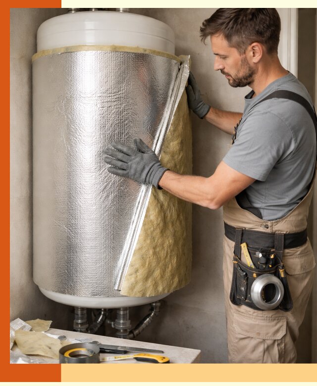 Утепление бойлера в Стерлитамаке для снижения теплопотерь и экономии энергии