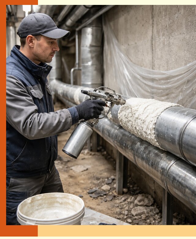 Утепление труб жидкой теплоизоляцией в Стерлитамаке