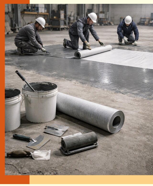 Гидроизоляция промышленного пола в Стерлитамаке — защита и долговечность