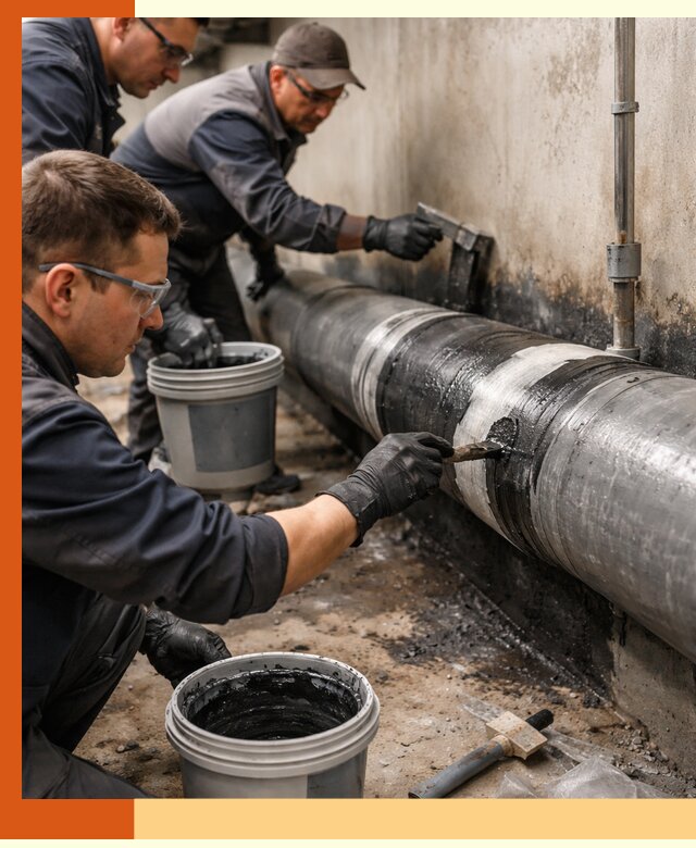 Гидроизоляция труб в Стерлитамаке — защита и герметизация коммуникаций